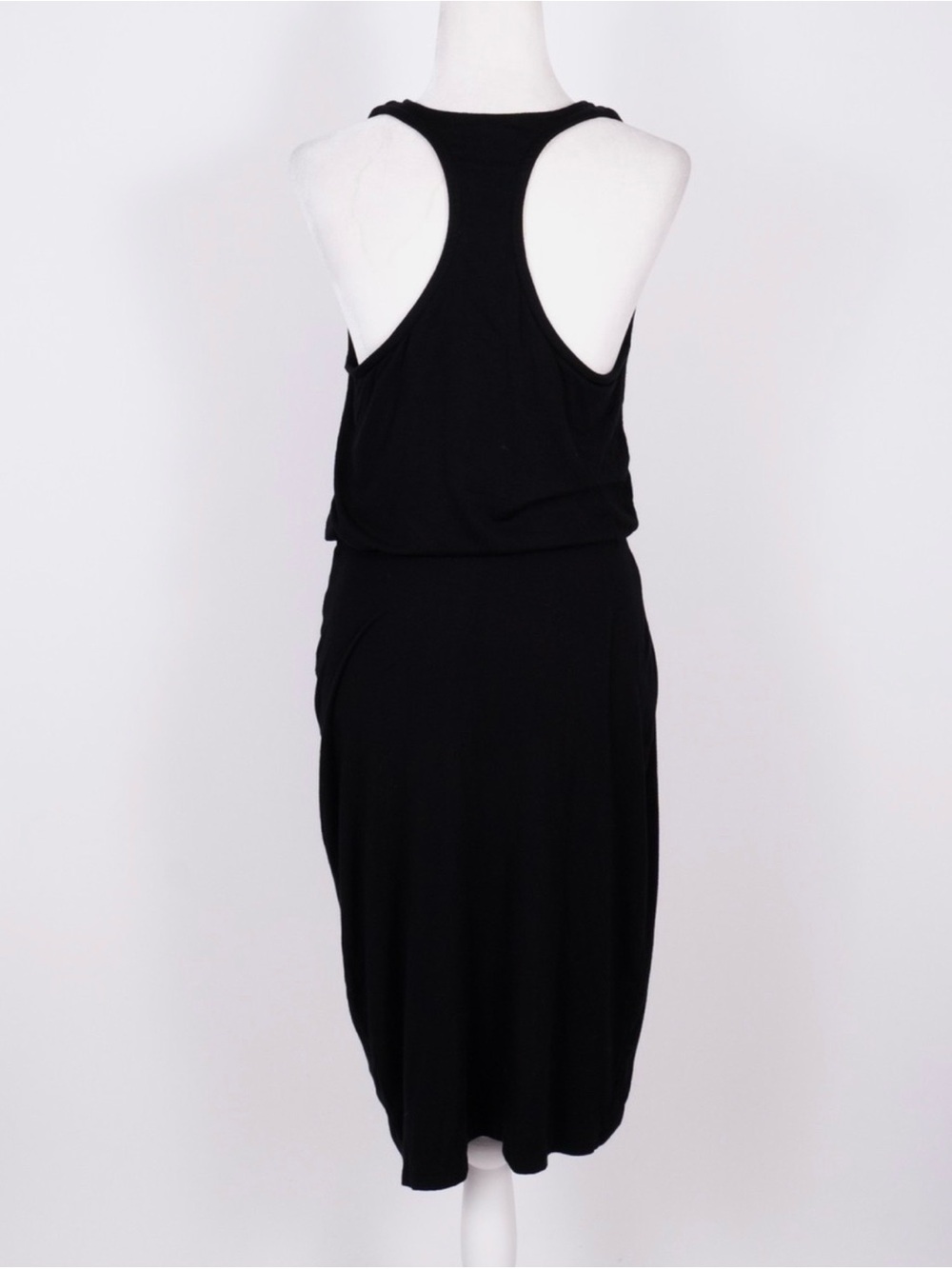 Athleta Black Racerback Midi Dress